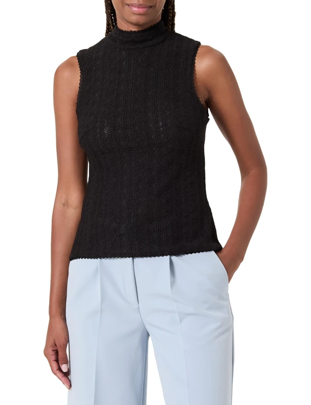 BOSS Women's C_iveylor Blouse, 001black, L