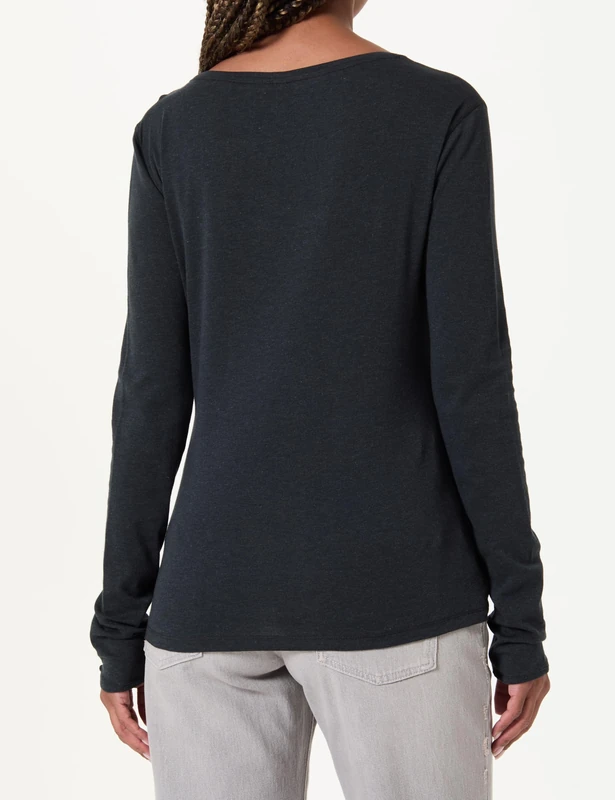 BOSS Women's C_Edeline Jersey top, 006Black, XL