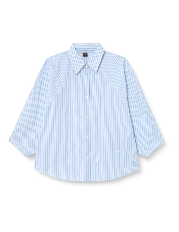 BOSS Women's C_belenta Blouse, 460open Blue, 42