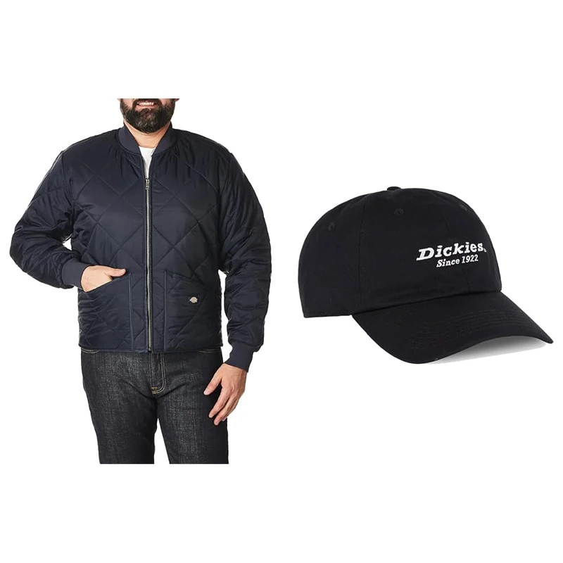 Dickies Diamond Quilted Jacket + Twill Dad Hat