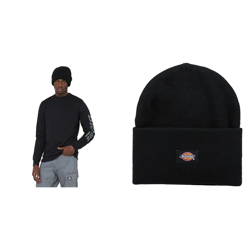 Dickies Okemo Graphic Sweatshirt + Acrylic Cuffed Beanie Hat