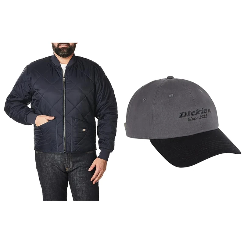 Dickies Diamond Quilted Jacket + Twill Dad Hat