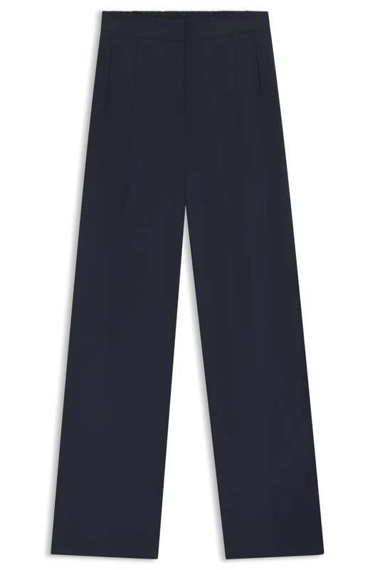 BOSS Women's C_tadele Trousers, 408 Dark Blue, 20