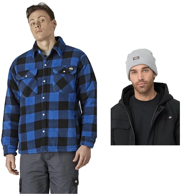 Dickies Portland Shirt + Acrylic Cuffed Beanie Hat