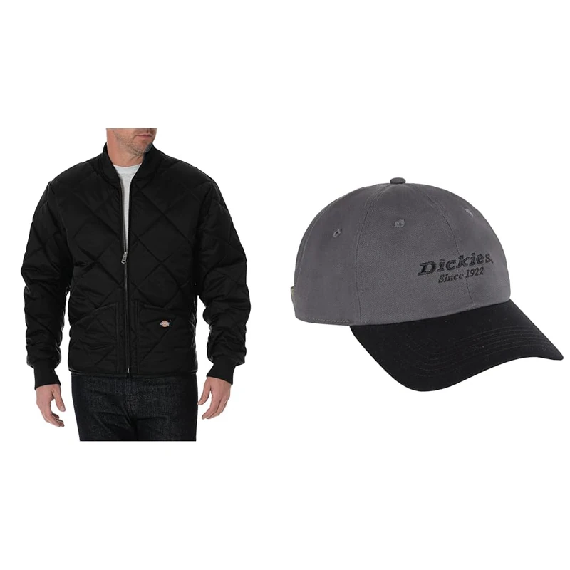Dickies Diamond Quilted Jacket + Twill Dad Hat