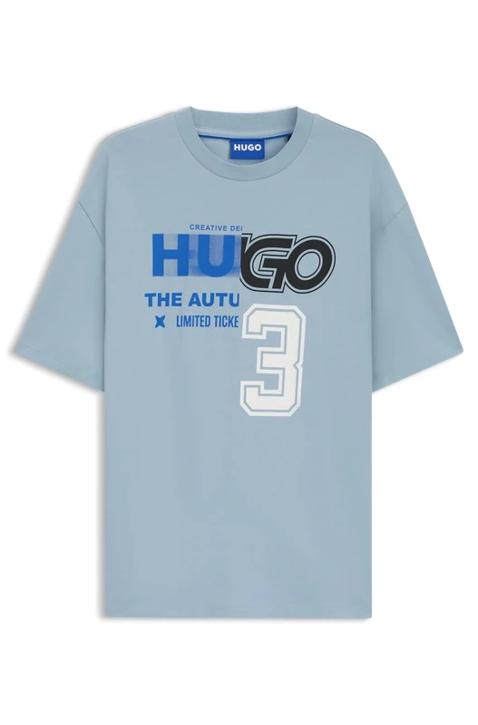 BOSS Men's Soody Zone Sweatshirt, 042 Silver, 6XL