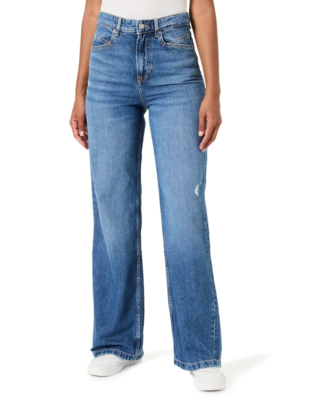 BOSS Women's Jeans Trousers, 419Navy, 25W / 34L