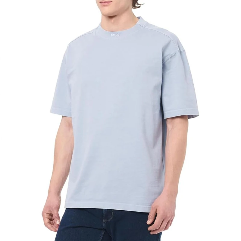 BOSS Men's Te_dye T-Shirt, 470open Blue, L