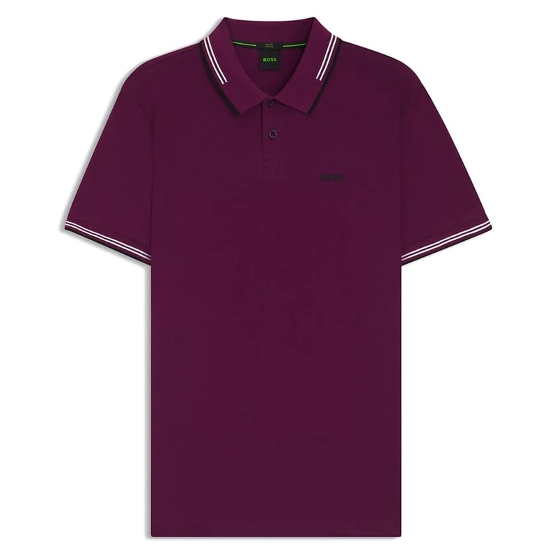 BOSS Paul Men's Polo Shirt, 674bright Pink, S