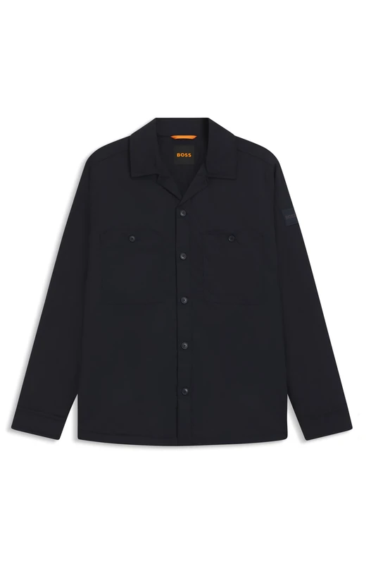 BOSS Men's Locky_2_m Shirt, 404 Dark Blue, 4XL