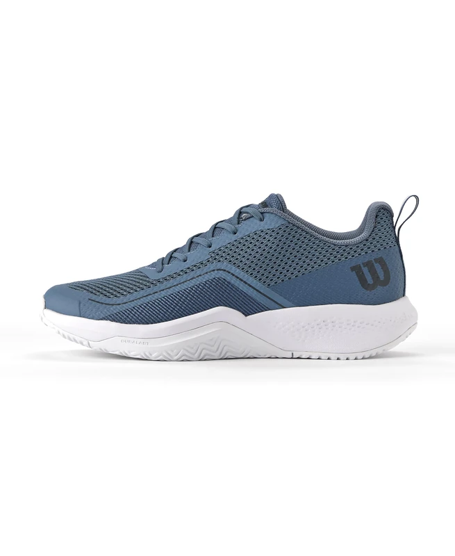 Wilson Men's Rush Pro Lite Sneaker, China Blue/White/Snow White, 12.5 UK