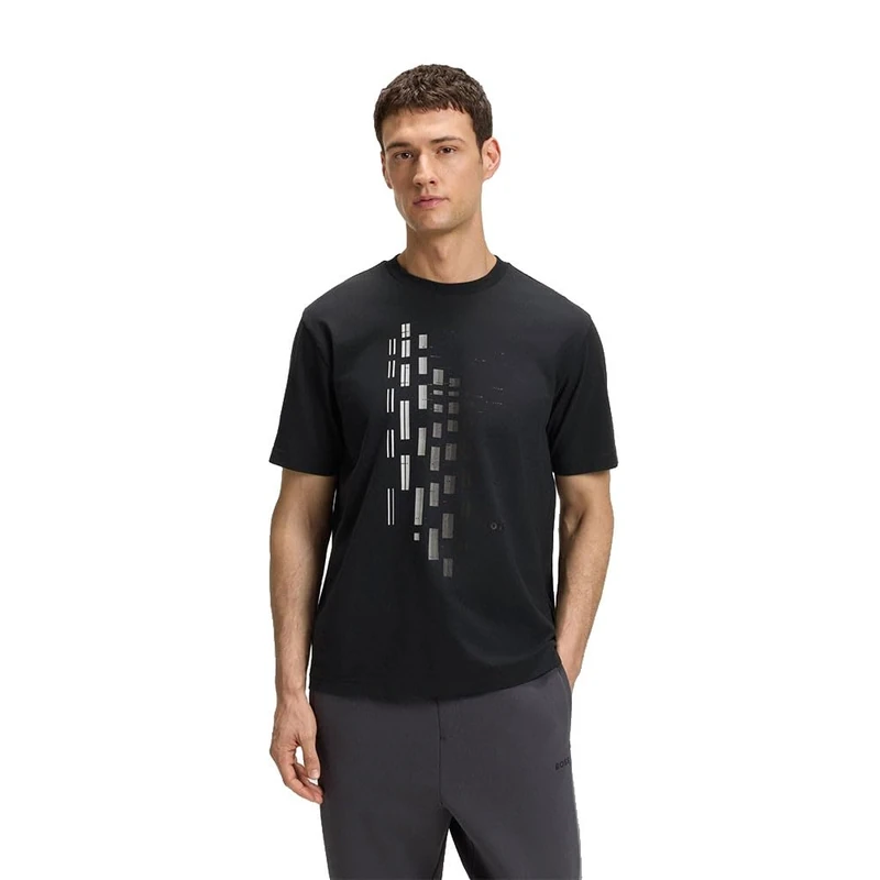 BOSS Men's Tee Grx Zone T-Shirt, 402 Dark Blue, S