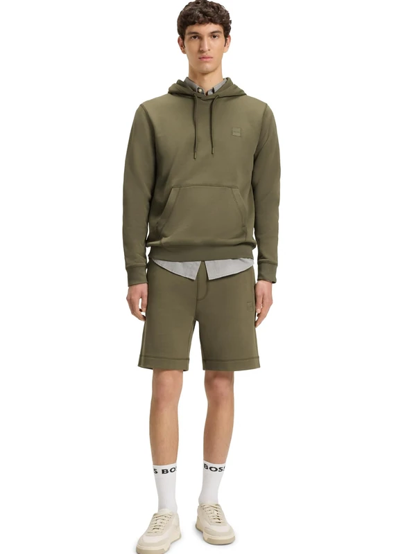 BOSS Men's Wetalk Sweatshirt, 342open Green, 4XL