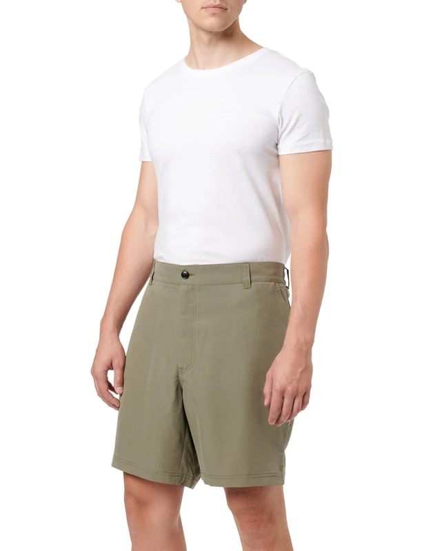 BOSS Men's Shorts_Flat, 342open Green, 25 - Image 1