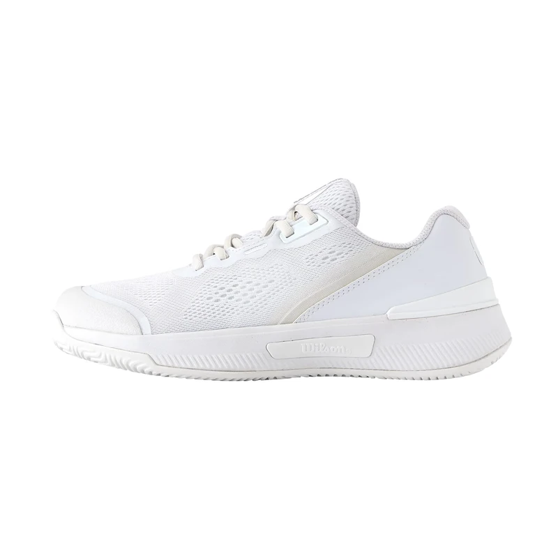 Wilson Intrigue Pro Women's Tennis Shoes, Female-Centred Design, Provides Exceptional Stability and Arch Support with a Secure Heel Fit for Superior Grip, Colour: White/Silver, Size: 6.5