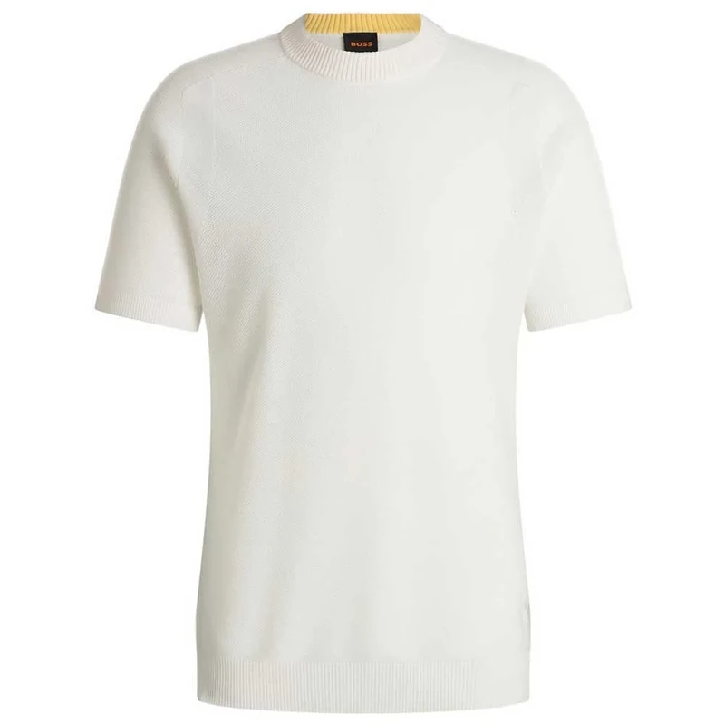 BOSS Men's Kencel Knitted_Sweater, 106 Natural, XL