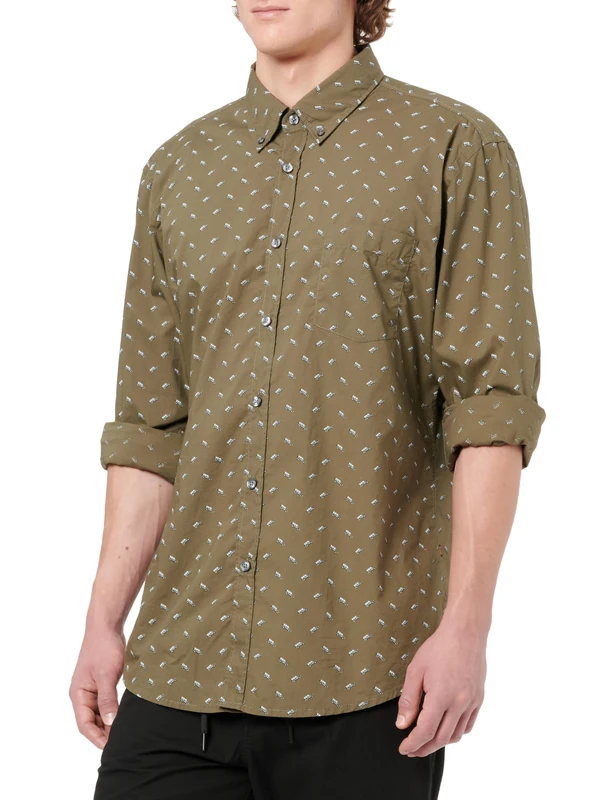 BOSS Men's Rickert_m Shirt, 342open Green, 3XL