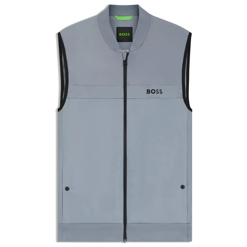 BOSS Men's V_gridlyte Vest Outerwear Jacket, 026dark Grey, 3XL