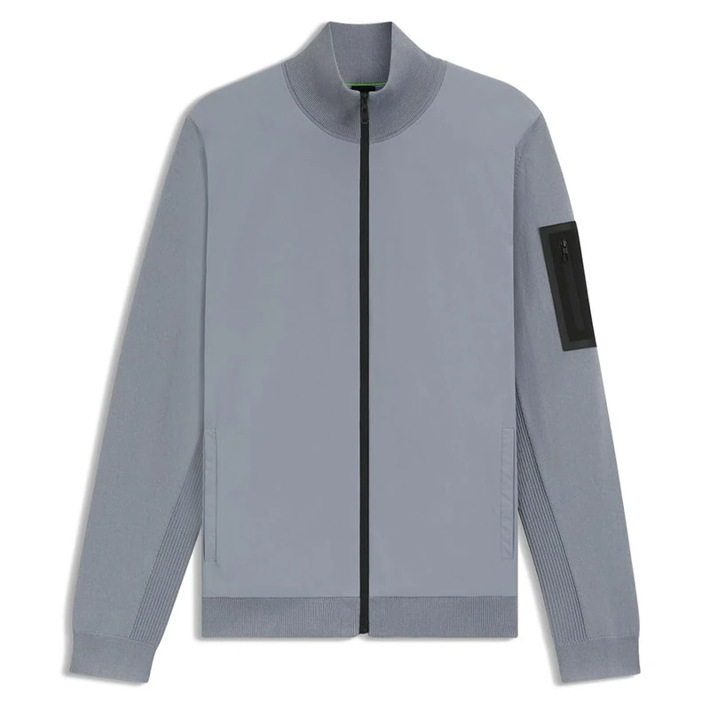 BOSS K_Momentum-x Hy Men's Knitted Jacket, 026dark grey, XS