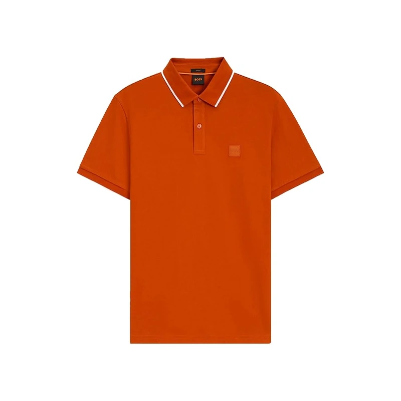 BOSS Passertip Short Sleeve Polo L Orange