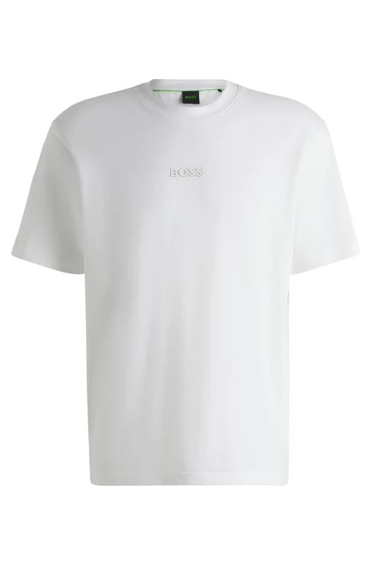 BOSS Relaxed-fit Cotton Jersey T-Shirt White