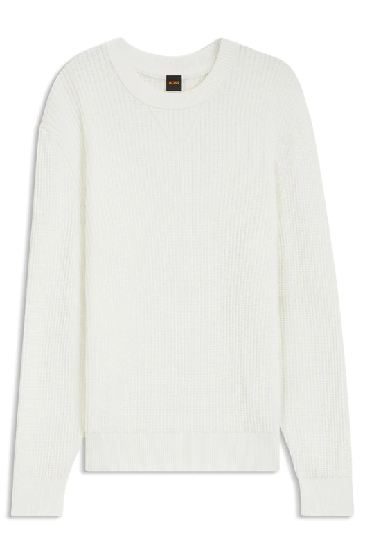 BOSS Men's Apokko Knitted Sweater, 751open Yellow, 3XL