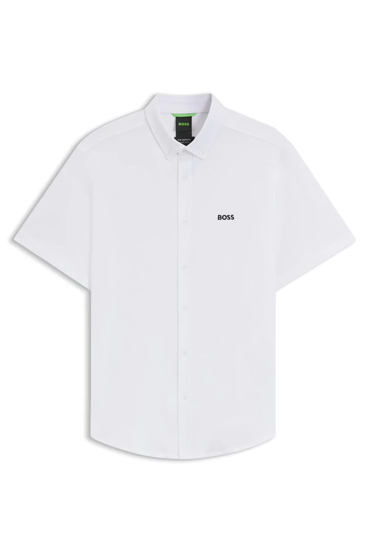 BOSS Men's B_Motion S Shirt, White, 5XL