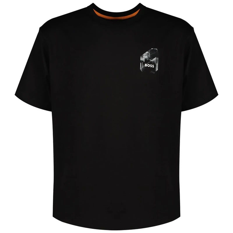 BOSS Men's Te_Section T-Shirt, 001black, L