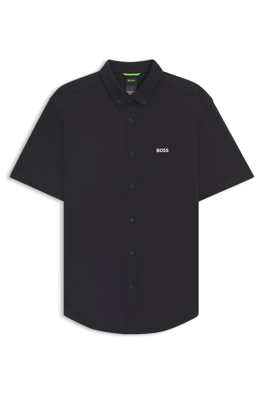 BOSS Mens B Motion S Regular-fit Shirt in Dynamic Cotton Jersey