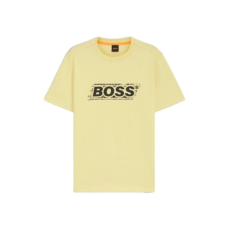 BOSS Men's Te_Wheel T-Shirt, 751open Yellow, XL