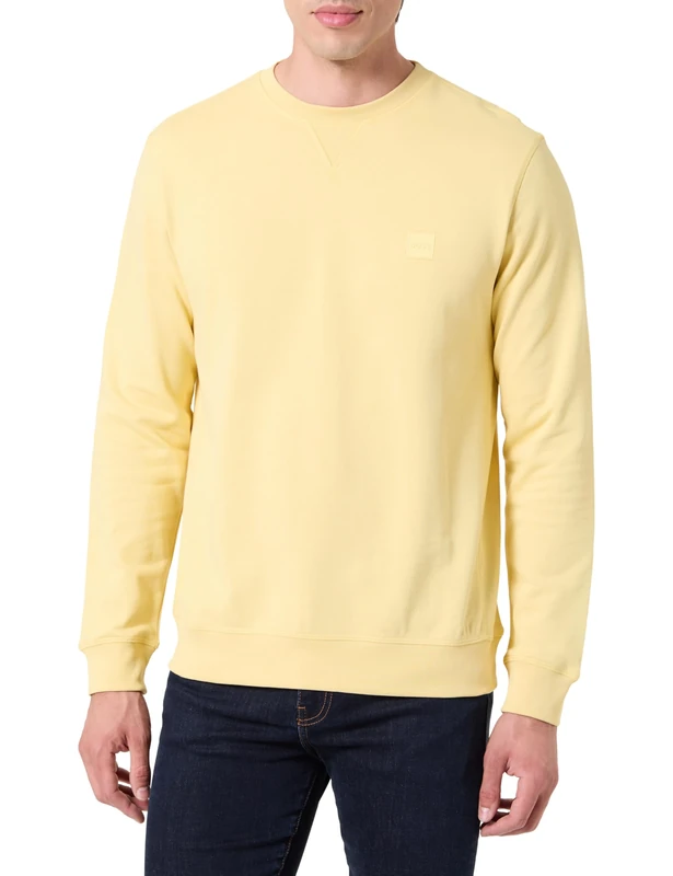 BOSS Men's Westart Sweatshirt, 751open yellow, 5XL