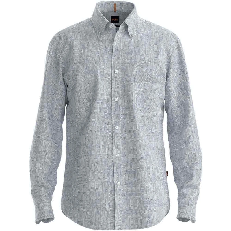 BOSS Men's Rickert_m Shirt, 101Natural, XXL