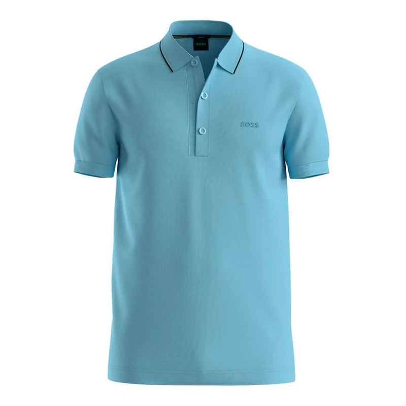 BOSS Men's Polo Shirt, 455light/pastel Blue, M
