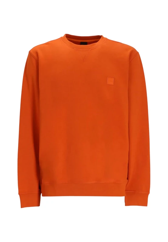 BOSS Kanovano_s Men's Knitted Sweater, Open Orange, M - Image 1