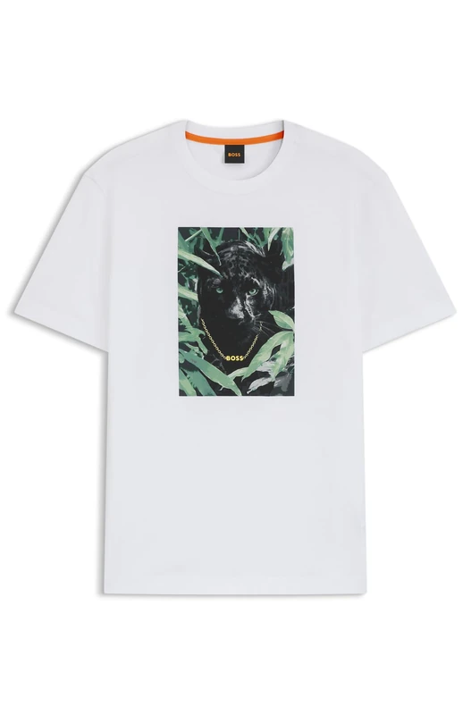 BOSS Men's Sleeve Zone Polo Shirt, 001black, 3XL