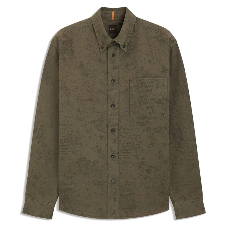 BOSS Men's Shirt, 342open green, XL
