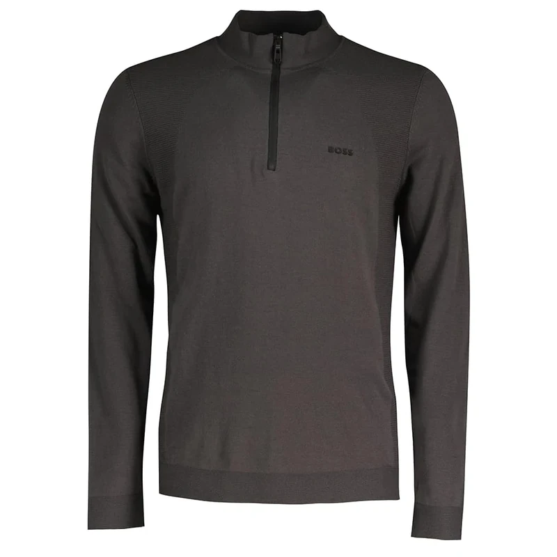 BOSS Men's K_Momentum-lite Mn Knitted Sweater, 027dark Grey, M