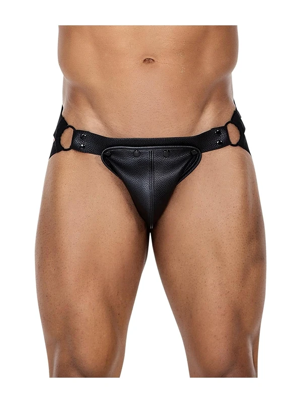 CUT4MEN Thong Black L/XL - Image 1