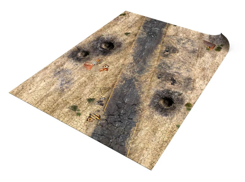 Mat for Wargaming compatible with Warhammer 40k 112x152 cm / 44"x60" - Wasteland