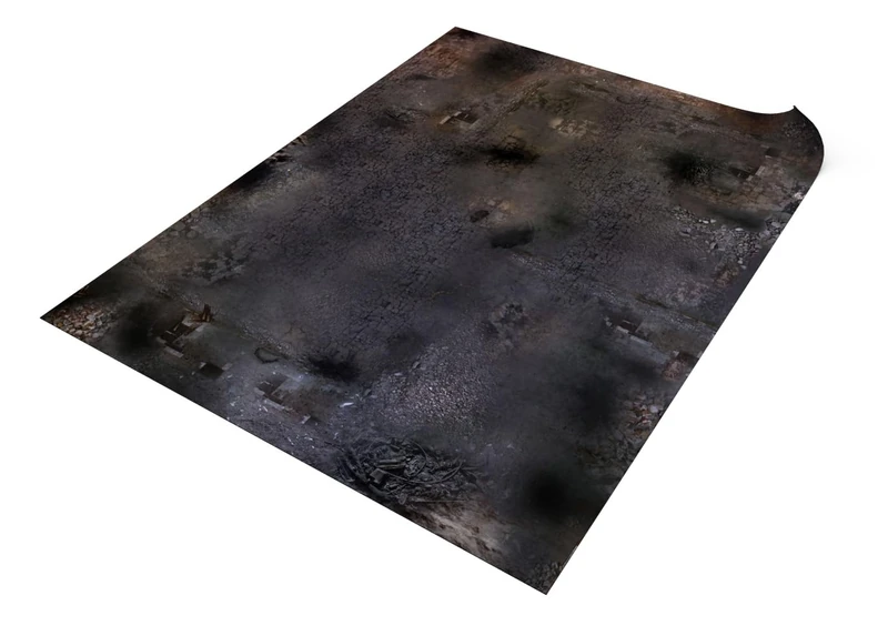 Mat for Wargaming compatible with Warhammer 40k 112x152 cm / 44"x60" - Ruined City