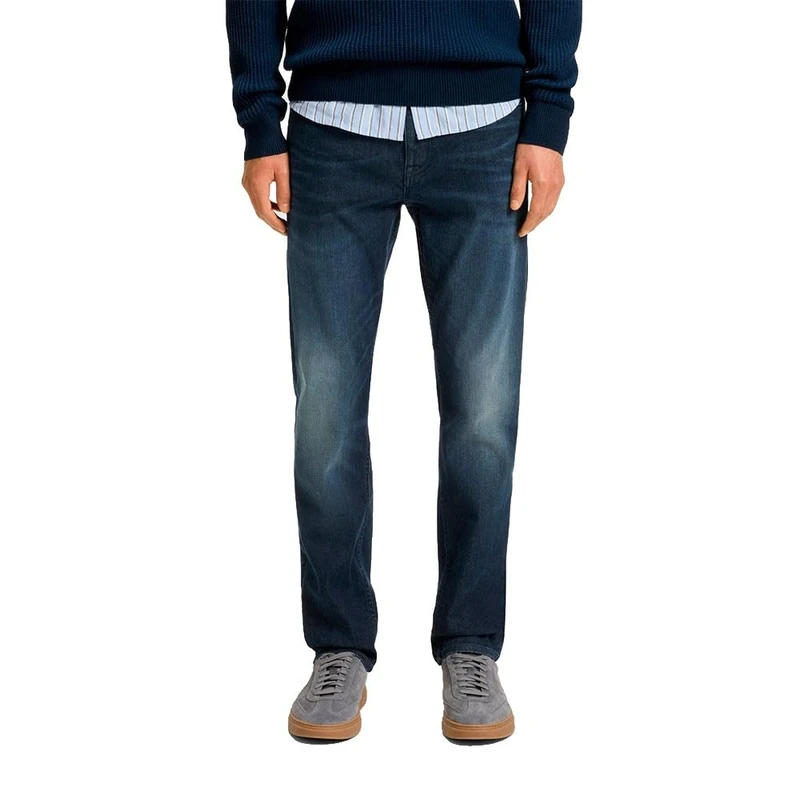 BOSS Mens Delaware BO Delaware Slim-fit Jeans in Blue Soft-Motion Denim