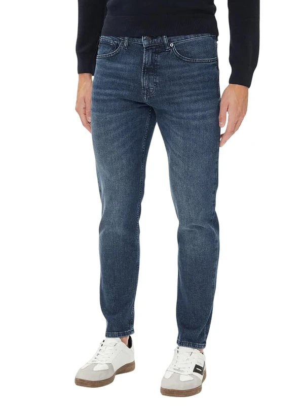 BOSS Men's Onyx Bo Jeans_Trousers, 419Navy, 34W x 30L