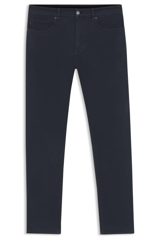 BOSS Men's Delaware BO Delaware Slim Fit Jeans in Comfortable Stretch Denim, 404 Dark Blue, 46W x 32L