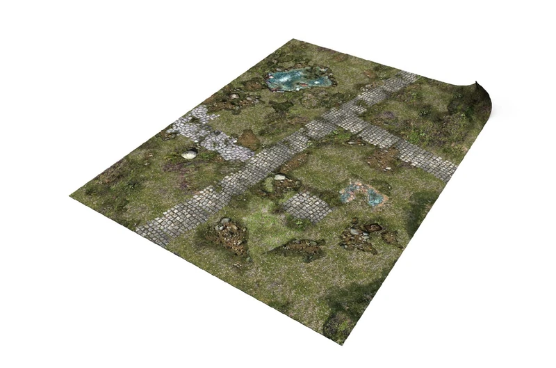 PLAYMATS Mat for Wargaming - Age of Sigmar - 44 x 60 inches / 112 x 152 cm - Treasure Island
