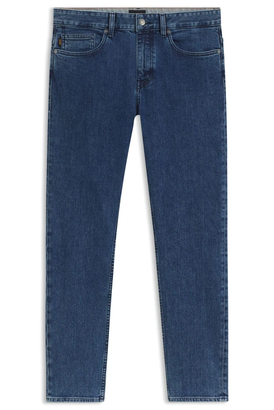 BOSS Men's Delaware BO Delaware Slim Fit Jeans in Comfortable Stretch Denim, 438bright Blue, 42 W/32 L