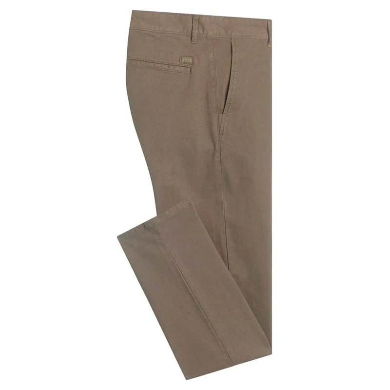 BOSS Men's Chino_Slim Trousers_Flat, 346open Green, 32W x 36L