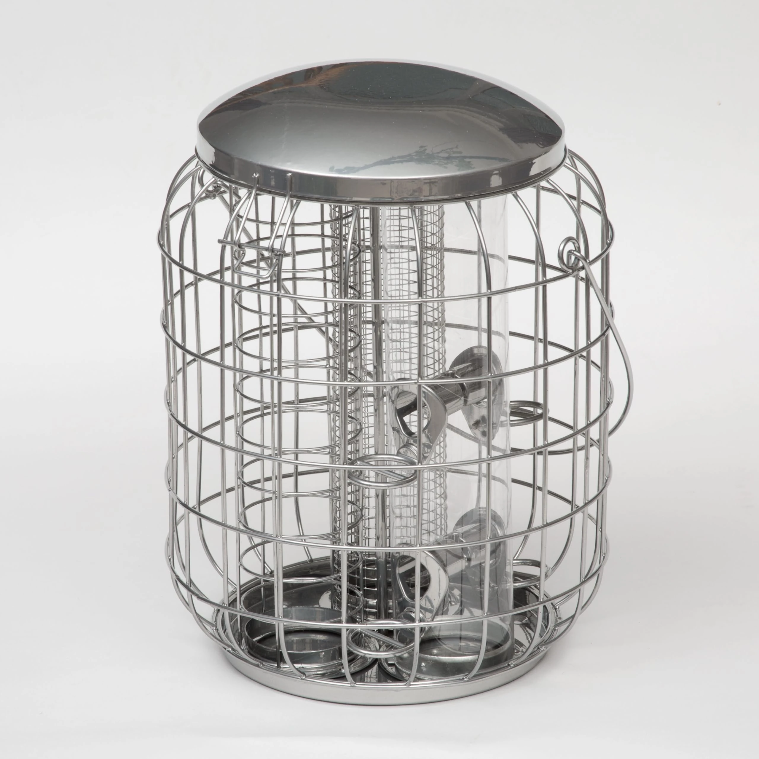 Garden Store Direct Heavy-Duty Deluxe Squirrel Proof Hanging Wild Bird Feeders - Seed, Peanut/Sunflower Hearts or Fat Ball Versions, (3 in 1 Squirrel Proof Feeder)