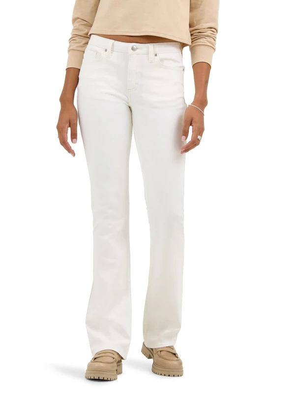 Lee Women's Legendary Mid Rise Bootcut Jean, Light Form, 16 US