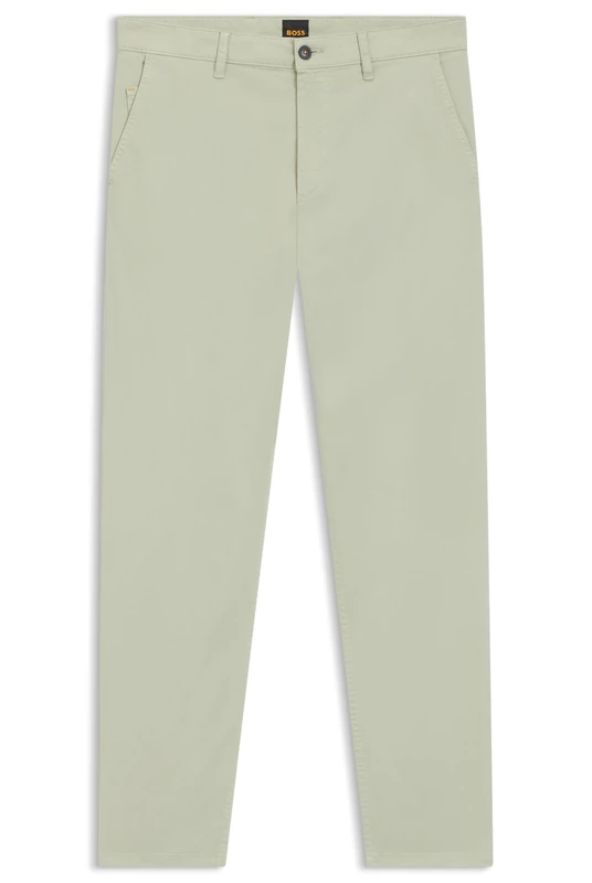 BOSS Men's Chino_Tapered Trousers_Flat, 370open Green, 50 W/34 L