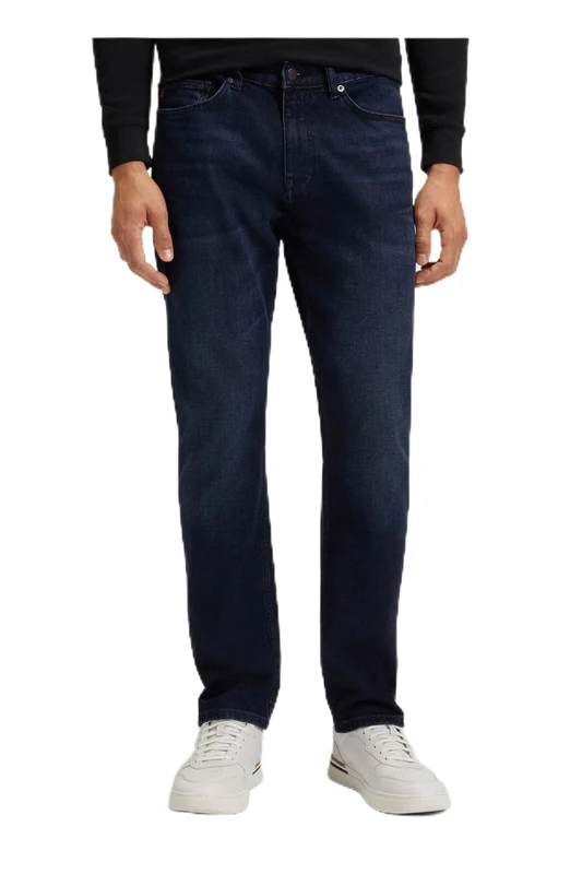 BOSS Men's Delaware Trousers_Flat, 404 Dark Blue, 36W / 32L